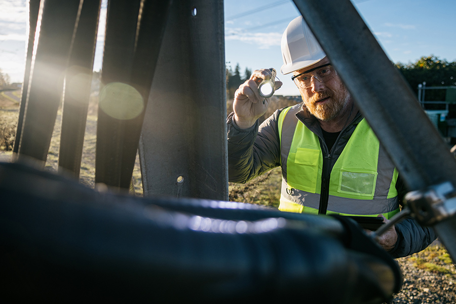 Man Working Utility Power Line Job Join ATI Collaboration